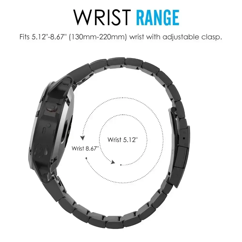 Luxury Stainless Steel Band for Samsung Galaxy Watch 6 Classic 47mm 43 No Gaps Link Bracelet for 4 5 pro 45mm 40 44 mm 42 46mm