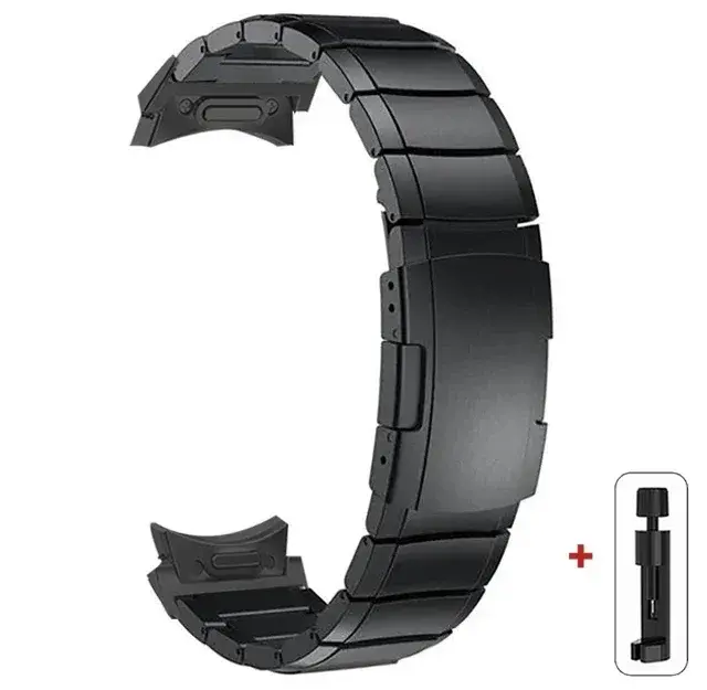 Luxury Stainless Steel Band for Samsung Galaxy Watch 6 Classic 47mm 43 No Gaps Link Bracelet for 4 5 pro 45mm 40 44 mm 42 46mm