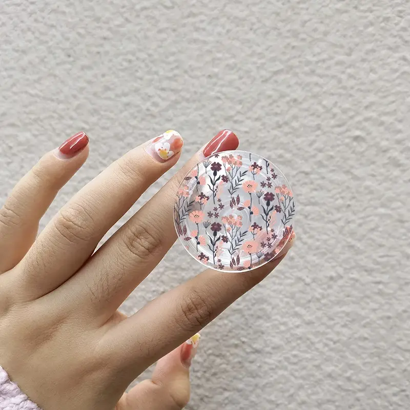 INS Japan Korea Cute Summer Daisy Sunflower Phone Bracket Grip Tok for IPhone 13 Samsung Huawei Xiaomi Floral Bud Phone Holder