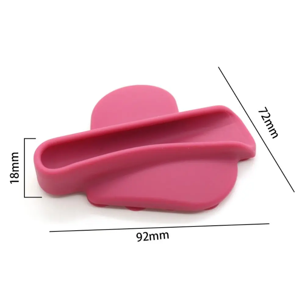1PC Suction Cup Phone Lipstick Holder Silicone Phone Accessories Lip Glaze Back Holder Heart Shaped Protective Case Women Girl