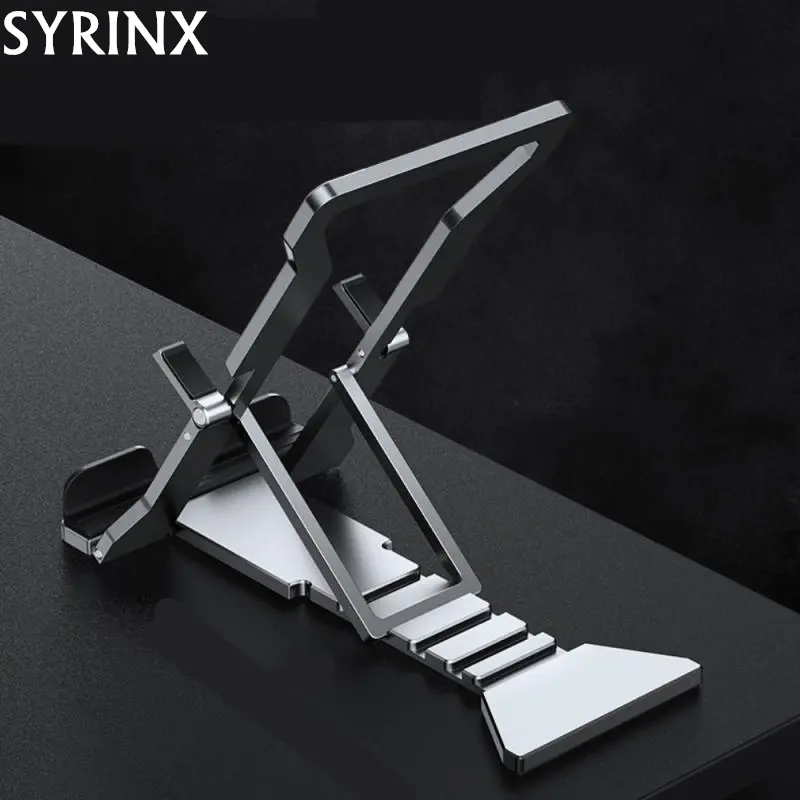 2022 Universal New Desktop Multi-Angle Folding Mobile Phone Holder Hollow Plastic Tablet Stand Portable For Iphone 12 Support