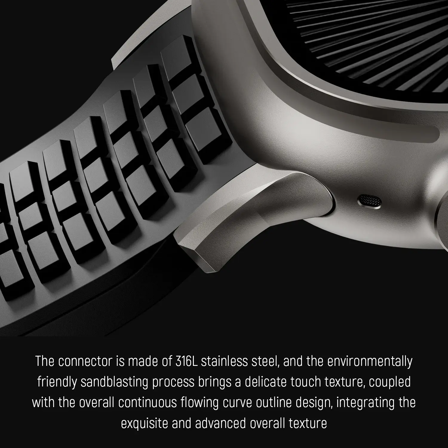 Sport Silicone for Apple Watch Ultra 2 49mm Strap Man Bracelet Iwatch Series 10 9 8 7 Se 4 5 6 44mm 45mm 46mm 316L Steel Buckle