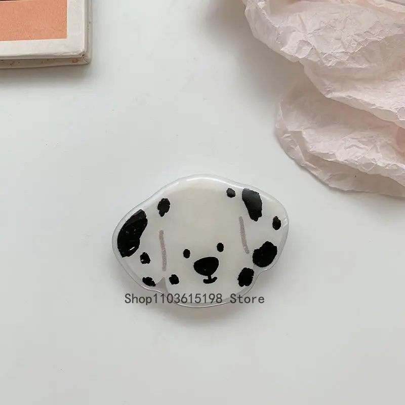 Korean Cute Cartoon Puppy Griptok Grip Tok Phone Finger Ring Holder Stand Support For iPhone 7 Samsung Foldable Socket Bracket