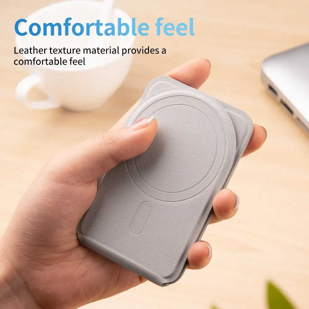 Magnetic Phone Holder Foldable Angle Adjustment Phone Tripod Stand Leather Portable Bracket Universal Desktop Bracket For iPhone