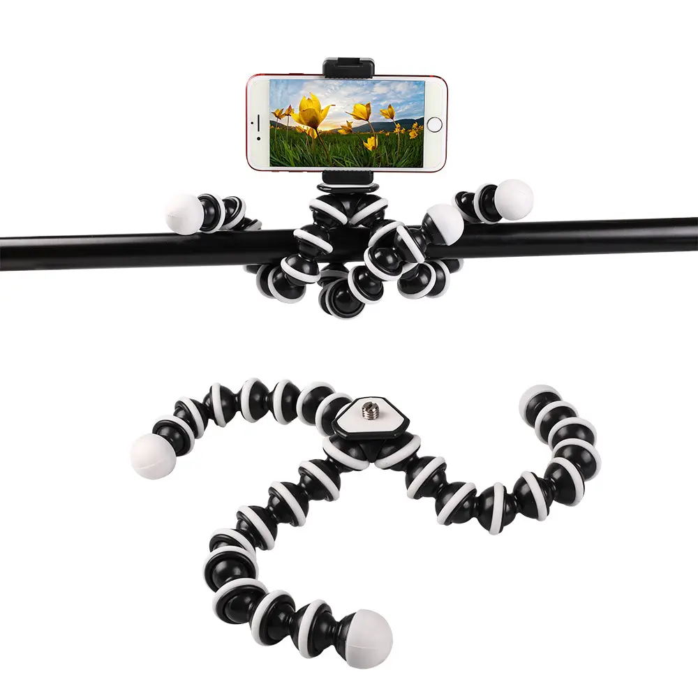Portable Flexible Tripod Octopus Stand Gorilla Pod Mount For Gopro Hero 7 6 5 4 3 Action DSLR Phone Stand Nikon Canon Sony