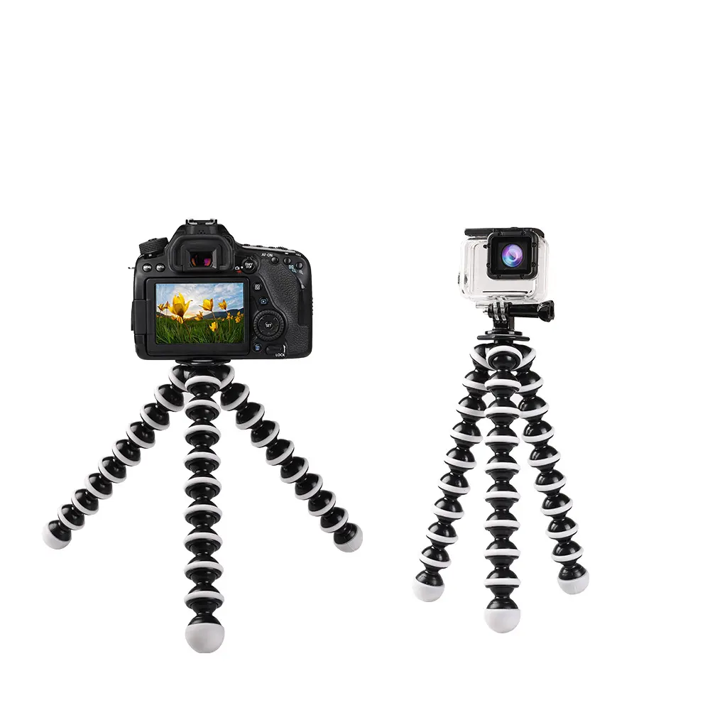 Portable Flexible Tripod Octopus Stand Gorilla Pod Mount For Gopro Hero 7 6 5 4 3 Action DSLR Phone Stand Nikon Canon Sony