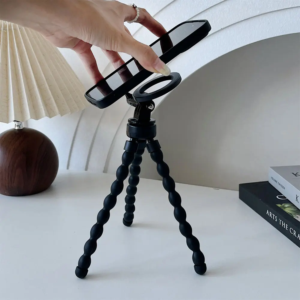 Flexible Tripod Magnetic Mobile Phone tripod Transformation Bracket Stand Mount Selfie Video For Magsafe Live Streaming