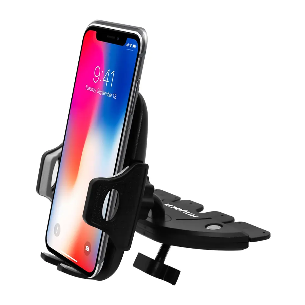 Xnyocn Phone Holder Auto-Scaling Gravity CD Slot Car Cell Phone Stand Car CD Player Smartphone Bracket for iPhone 12 Pro Max