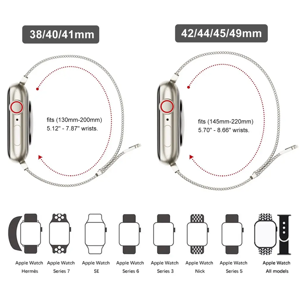 Milanese Case+Strap for Apple Watch Band Ultra 49MM 41mm 40mm 44mm 38mm 42mm TPU Screen Iwatch Series 9 8 7 6 SE 5 4 Correa 45mm