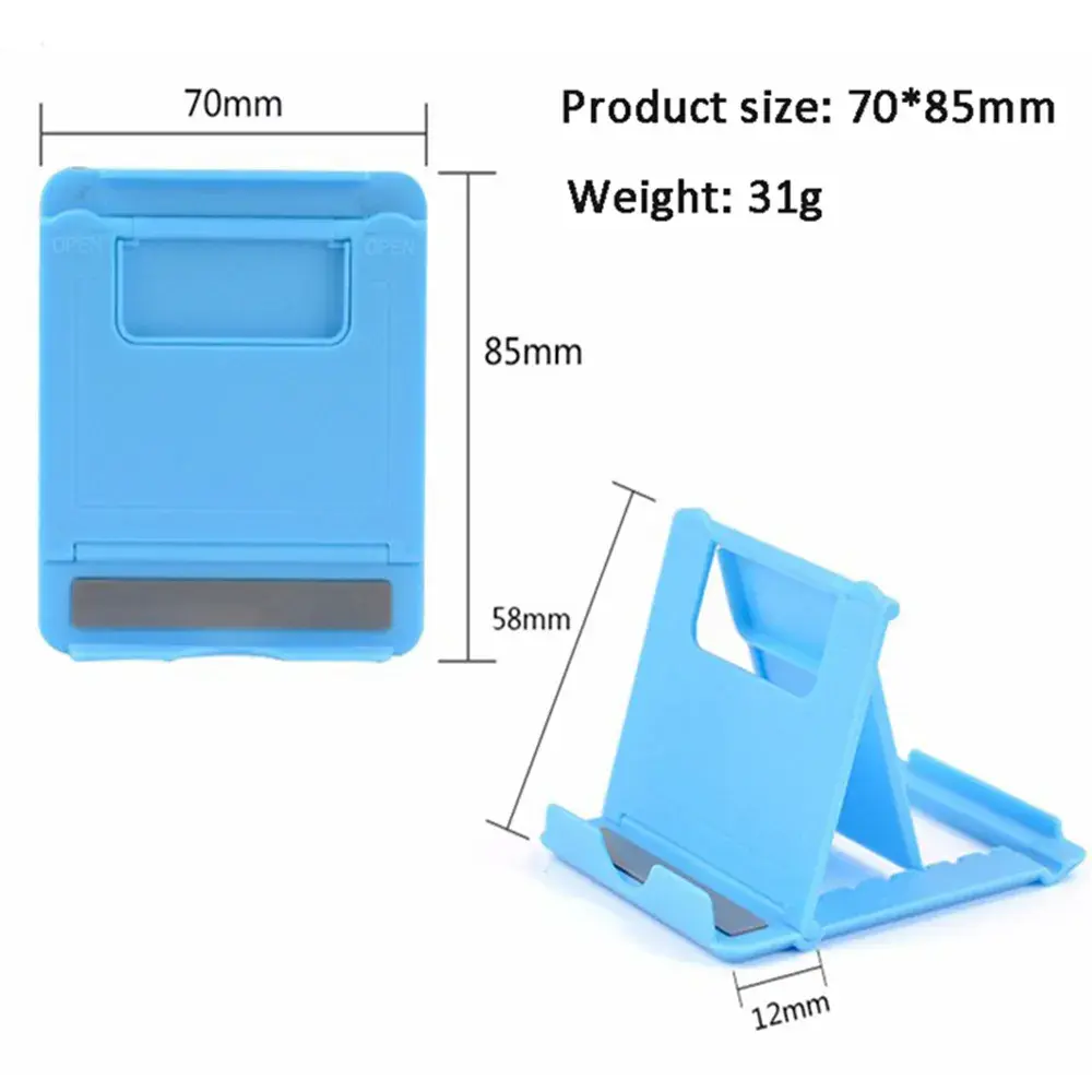 Universal Foldable Desk Phone Holder Smartphone Support Tablet Stand For IPhone Samsung Xiaomi Huawei Desk Cell Phone Holder