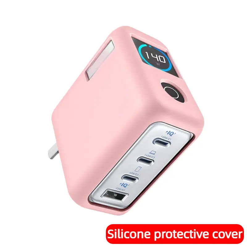 For Anker Zolo 140W four port gallium nitride charger Protection Case Soft Shockproof Sleeve Shell,Full Protection