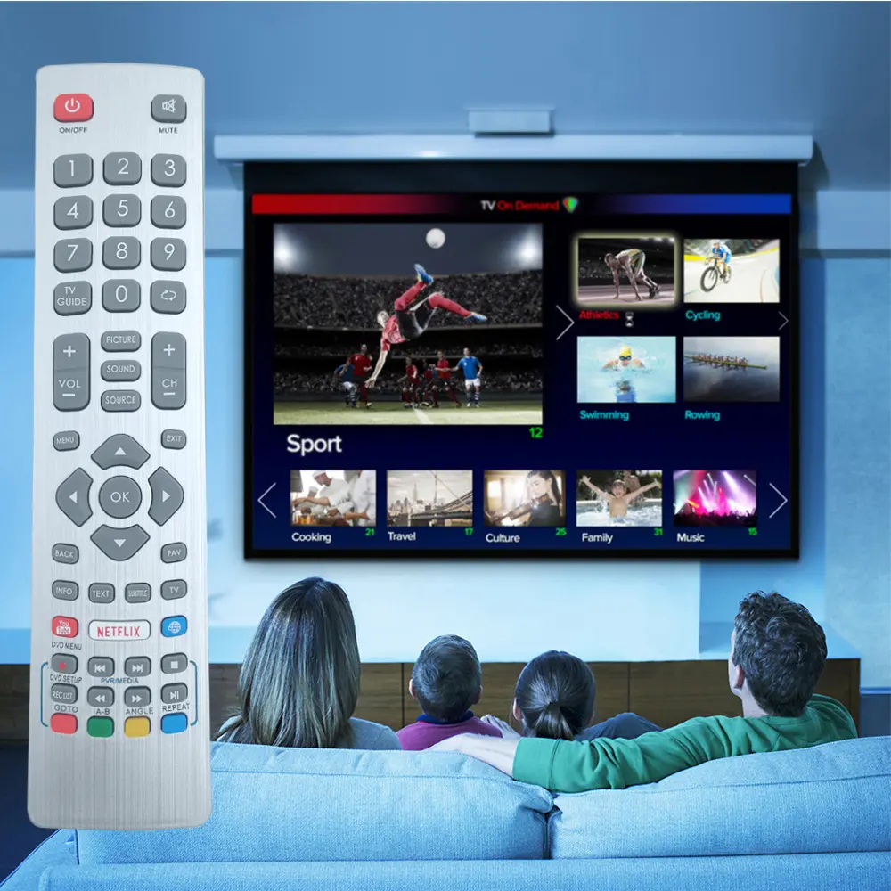 for Sharp Aquos IR Remote Control DH1901091551 (SHWRMC0115) Universal Replacement for Aquos TV Models – Compatibility & Features