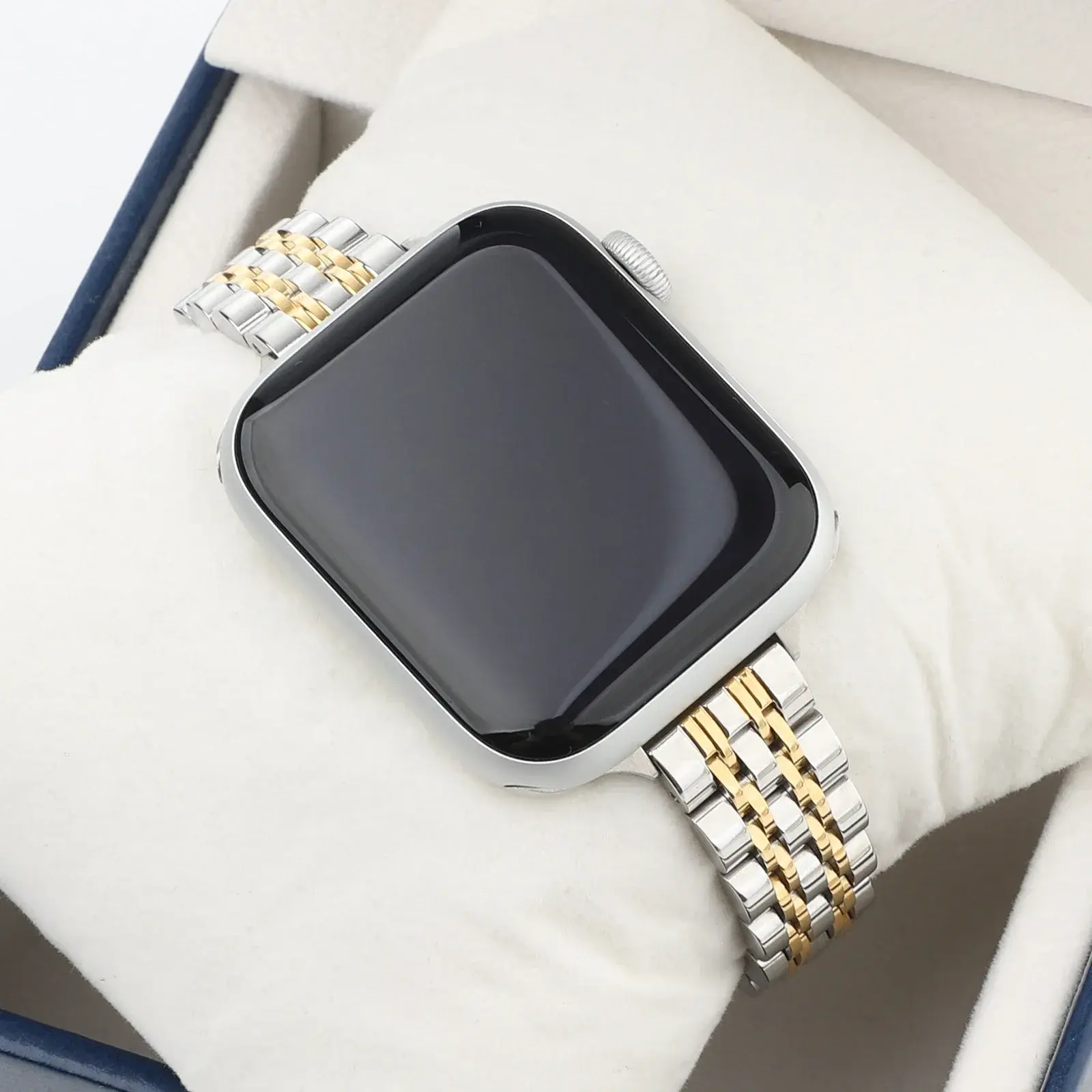 Stainless Steel Strap For Apple Watch Ultra 2 Band 49mm 42mm 46mm Metal Bracelet iWatch Series 10 9 8 7 6 SE 5 4 3 Women 45 41mm