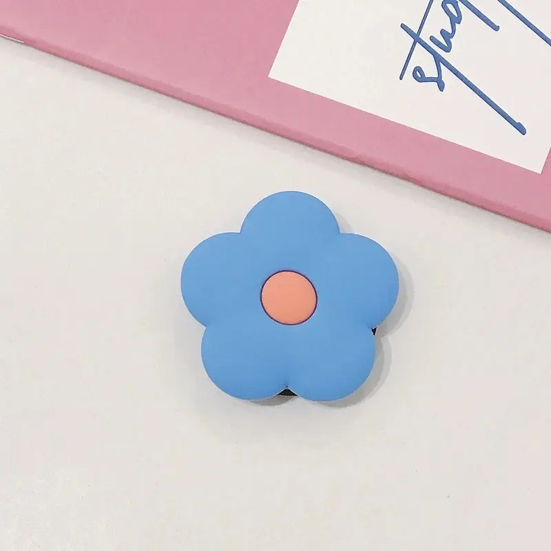 Cute Little Flower Mobile Phone Holder Universal Phone Socket Holder Extension Bracket Stretch Mobile Phone Holder Finger Bracke