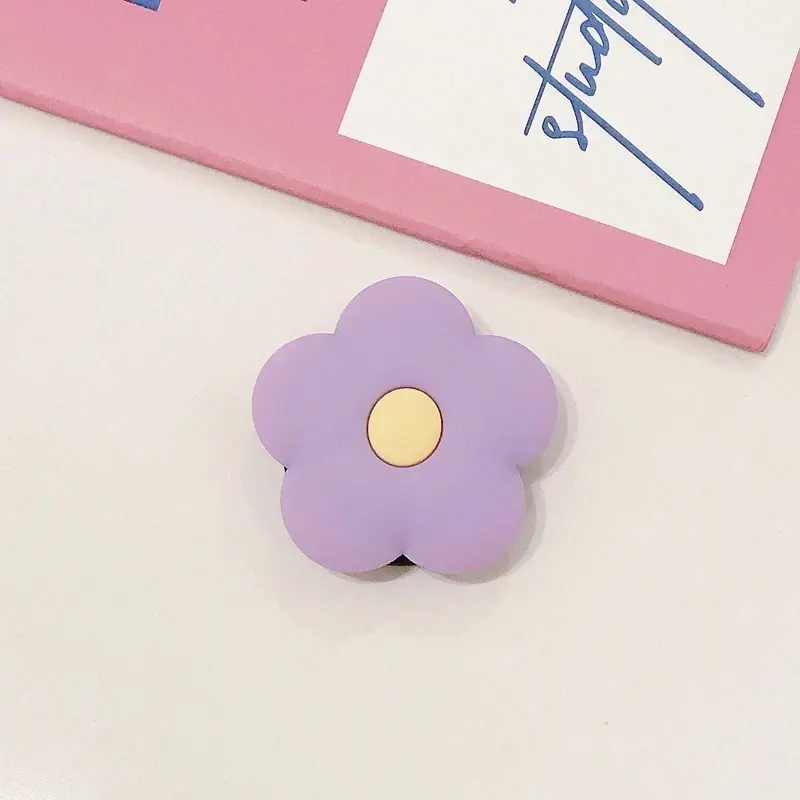 Cute Little Flower Mobile Phone Holder Universal Phone Socket Holder Extension Bracket Stretch Mobile Phone Holder Finger Bracke