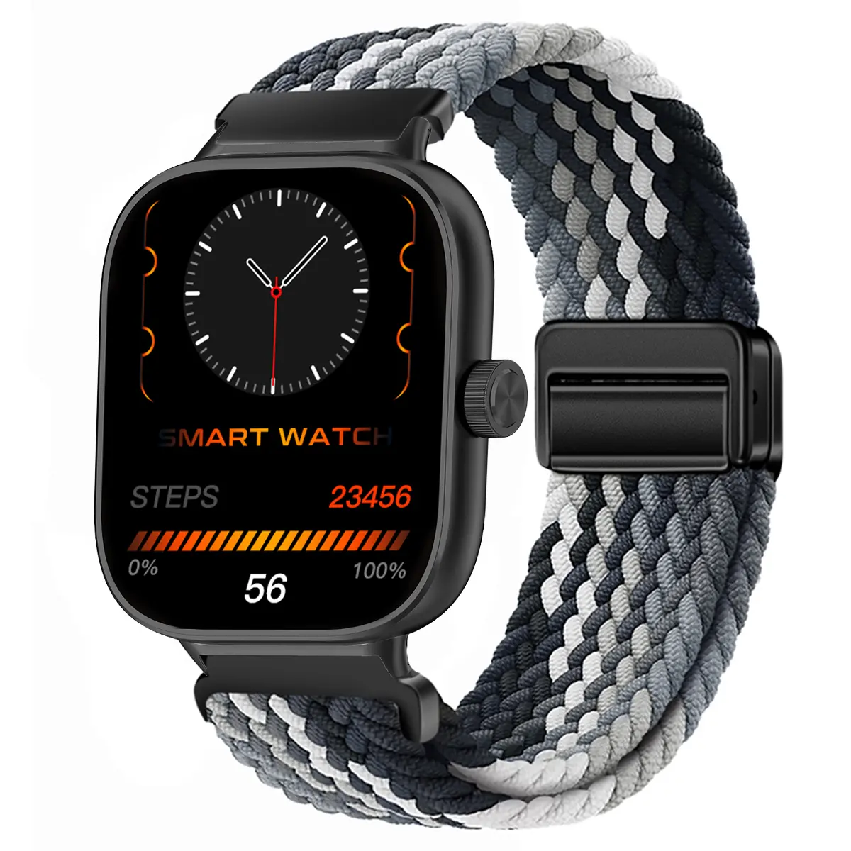 Magnetic Braided Nylon Loop Band for Xiaomi Redmi Watch 4 5 Strap Adjustable Sport Replacement Correa Bracelet Mi Band 9 8 Pro
