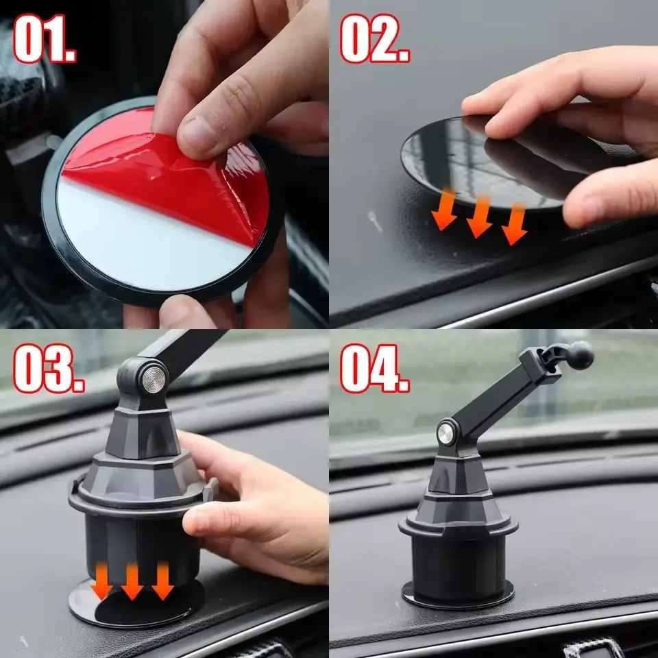 1-10PCS Replacement Sticky Adhesive Pad Double-Sided Sticker Tapes for Universal Car Dashboard Phone Holder Windshield Dash Cam