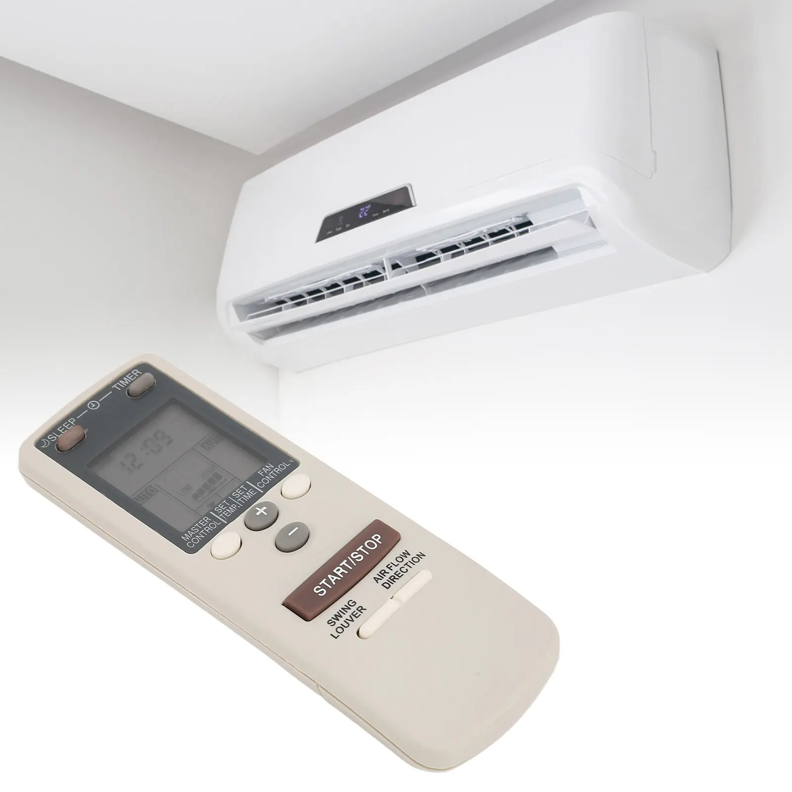 Air Conditioner Remote Control  Long Service Life Replacement Air Conditioner Remote for Fujitsu  Ar‑ab10 Ar‑db5