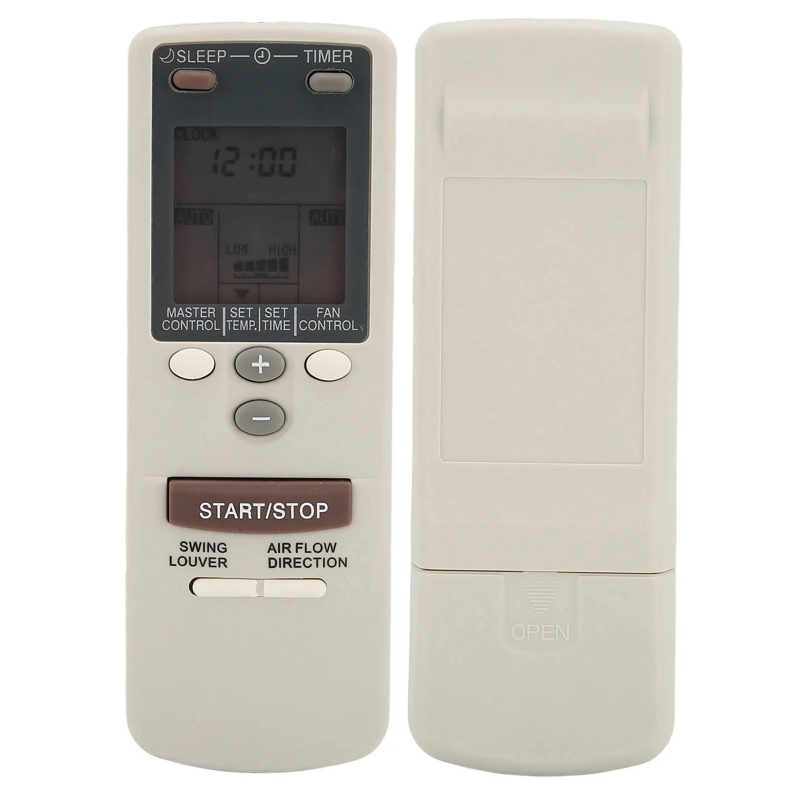 Air Conditioner Remote Control  Long Service Life Replacement Air Conditioner Remote for Fujitsu  Ar‑ab10 Ar‑db5