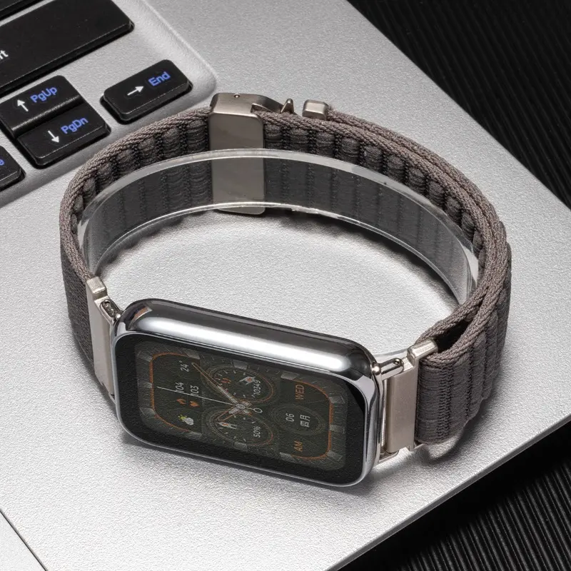 Nylon woven strap suitable for Xiaomi 9 8 Pro nylon sports strap suitable for Redmi 5 4 elastic breathable wristband accessories
