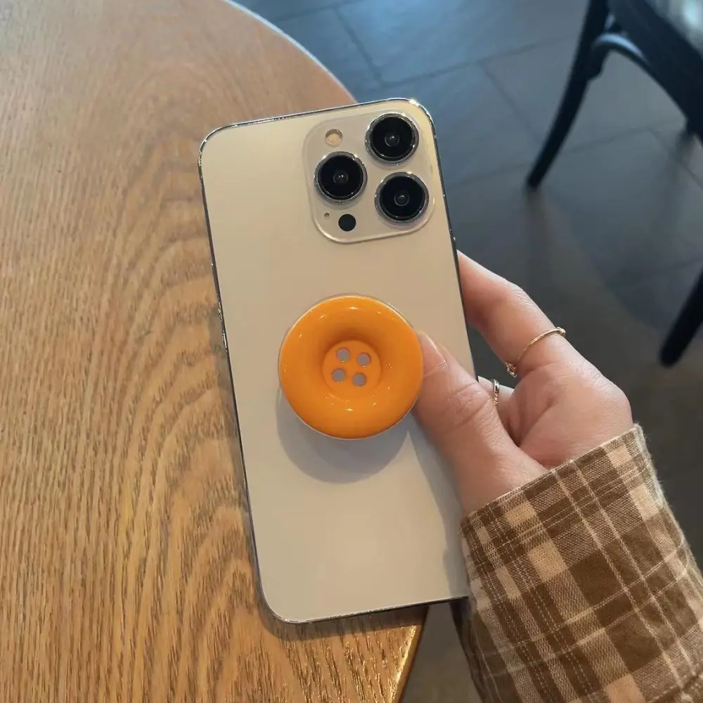 Korean 3D Cute Candy Buttons Bracket Phone Grip Tok Griptok Holder Ring Phone Stand Holder Bracket
