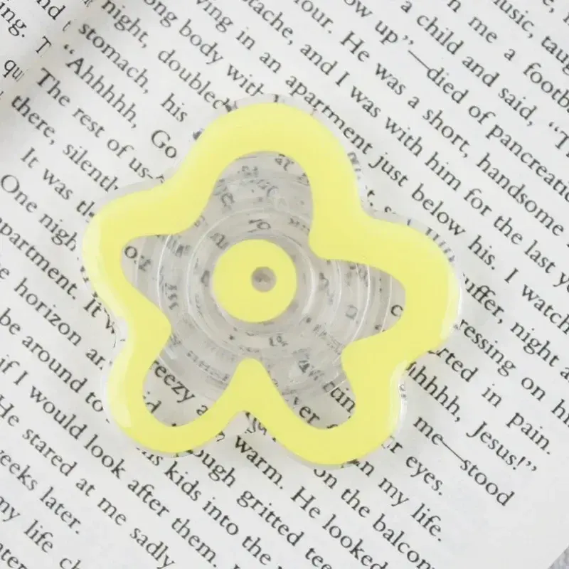 Cute Floral Phone Grip posocket Tok Flower Cellphone Stand Holder for iPhone 15 14 Mobile Bracket Foldable Expanding Kickstand
