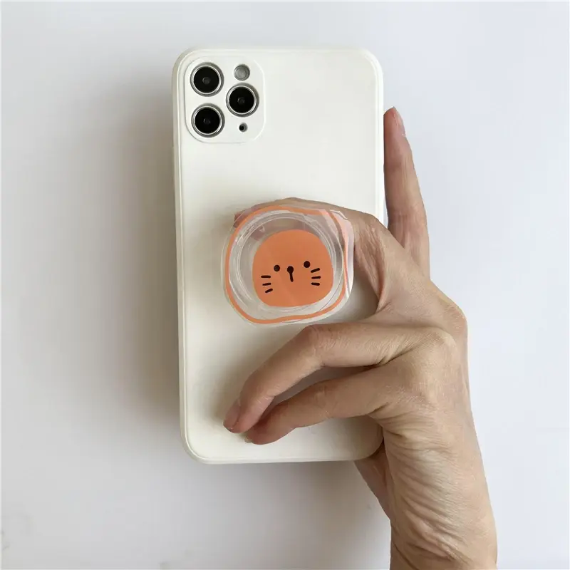Cartoon Animal Korean INS Cute Bear Folding Grip Holder Socket Pocket Support Mobile Phone Finger Ring Griptok Expanding Stand
