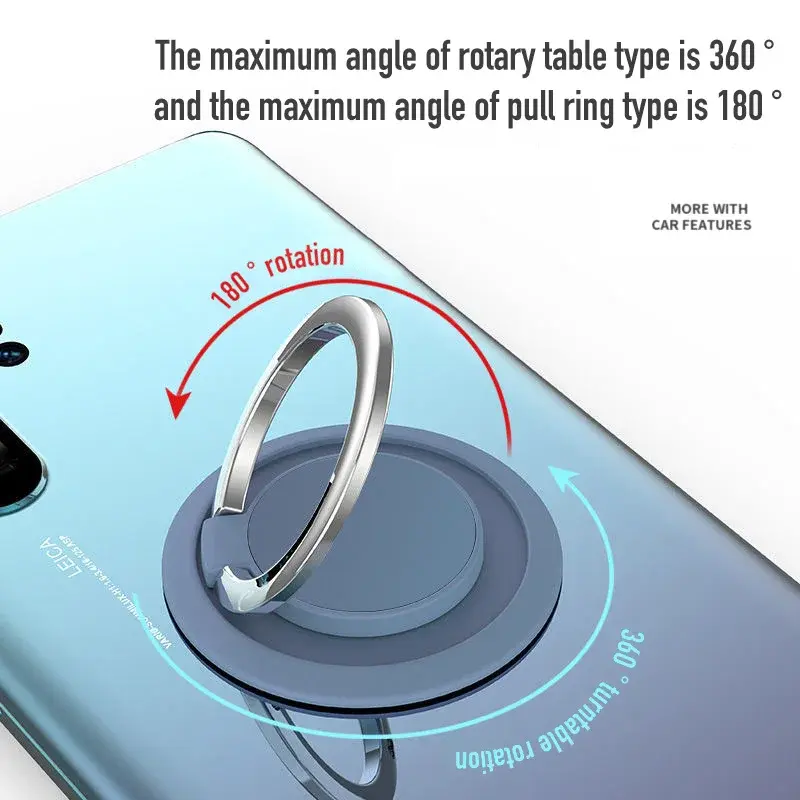 Magnetic Finger Ring Mobile Phone Smartphone Stand Holder For iPhone X 12 13 14 Plus Smart Phone IPAD MP3 Stand For Samsung