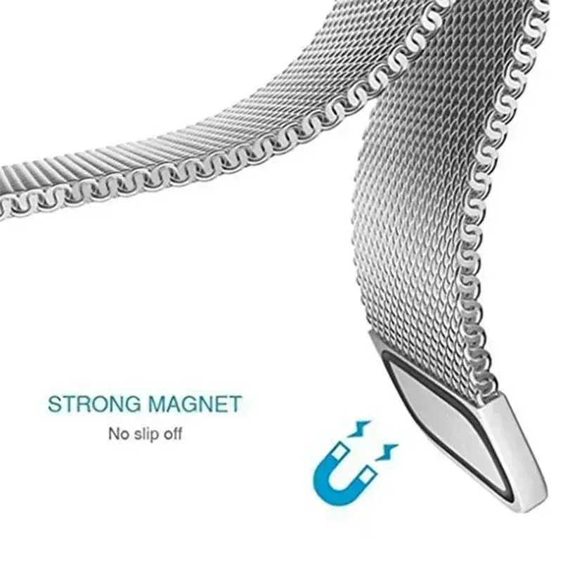 Milanese Loop Strap for Samsung Galaxy Watch 7 6 5 4 44mm 40mm Magnetic Metal Band 22mm 20mm Bracelet Galaxy Watch 4/6 Classic