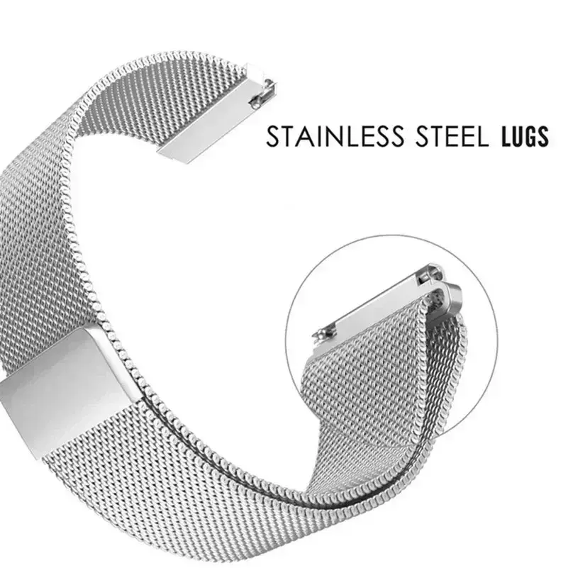 Milanese Loop Strap for Samsung Galaxy Watch 7 6 5 4 44mm 40mm Magnetic Metal Band 22mm 20mm Bracelet Galaxy Watch 4/6 Classic