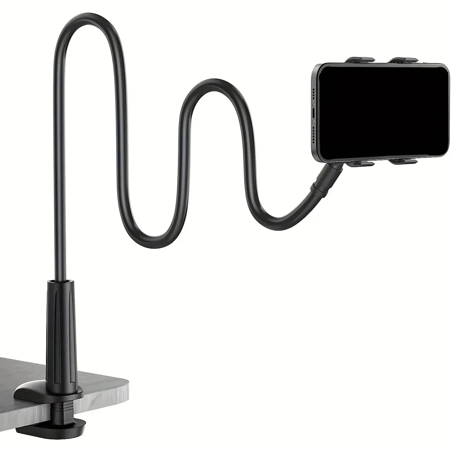 1-2PCS 138cm Cell Phone Holder with Handle Desktop Holder Bedside Extension Holder Creative Spiral Holder Straight Stands