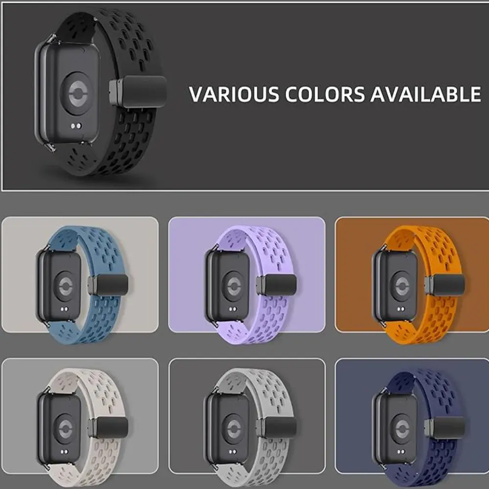 Silicone Strap For Xiaomi band 8 Pro Replacement Sport Watchband For Mi band 8 pro NFC Correa Bracelt Magnetic Wrist Accessories