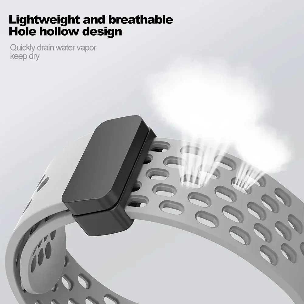 22mm 20mm Magnetic Strap for Samsung Galaxy Watch 4 5 6 7 4/6 Classic Active 2 Silicone Band for Amazfit Bip 3 Huawei GT4 GT3 2e