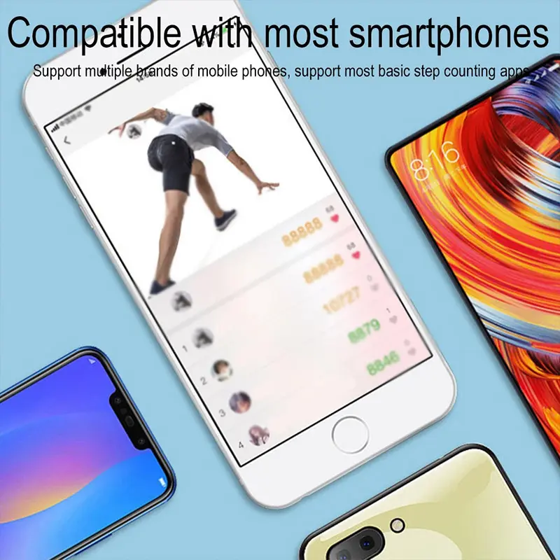 Desk Walking Swing Shaker Mobile Phone Stand Holder Phone Pedometer Step Shaking For Phone Wiggler Counter For iPhone Xiaomi