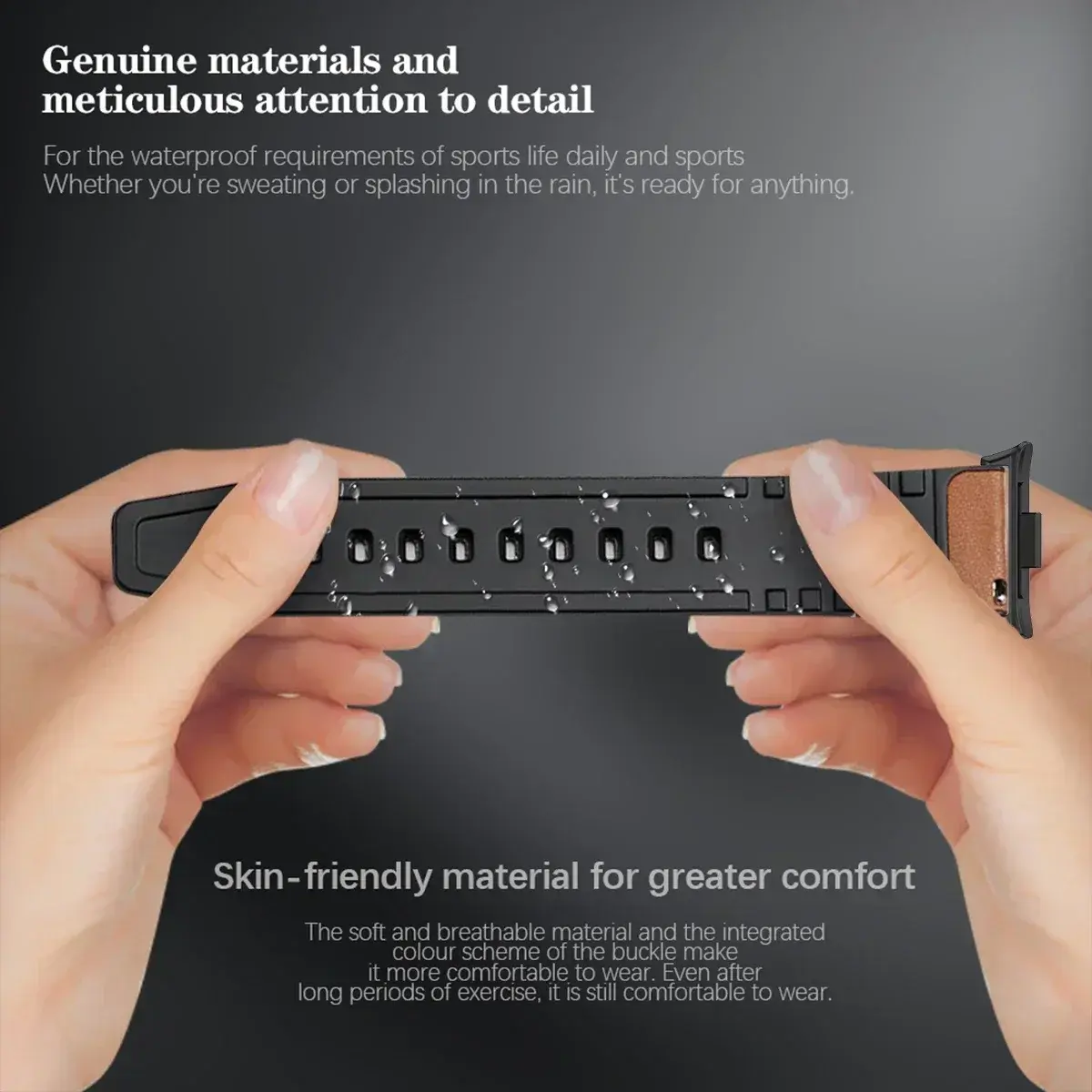 Leather Bracelet for Redmi watch 5/4 Wrist Strap for Xiaomi Mi band 9 pro/8 pro watchband Smart watch Sports Strap Accessoeies