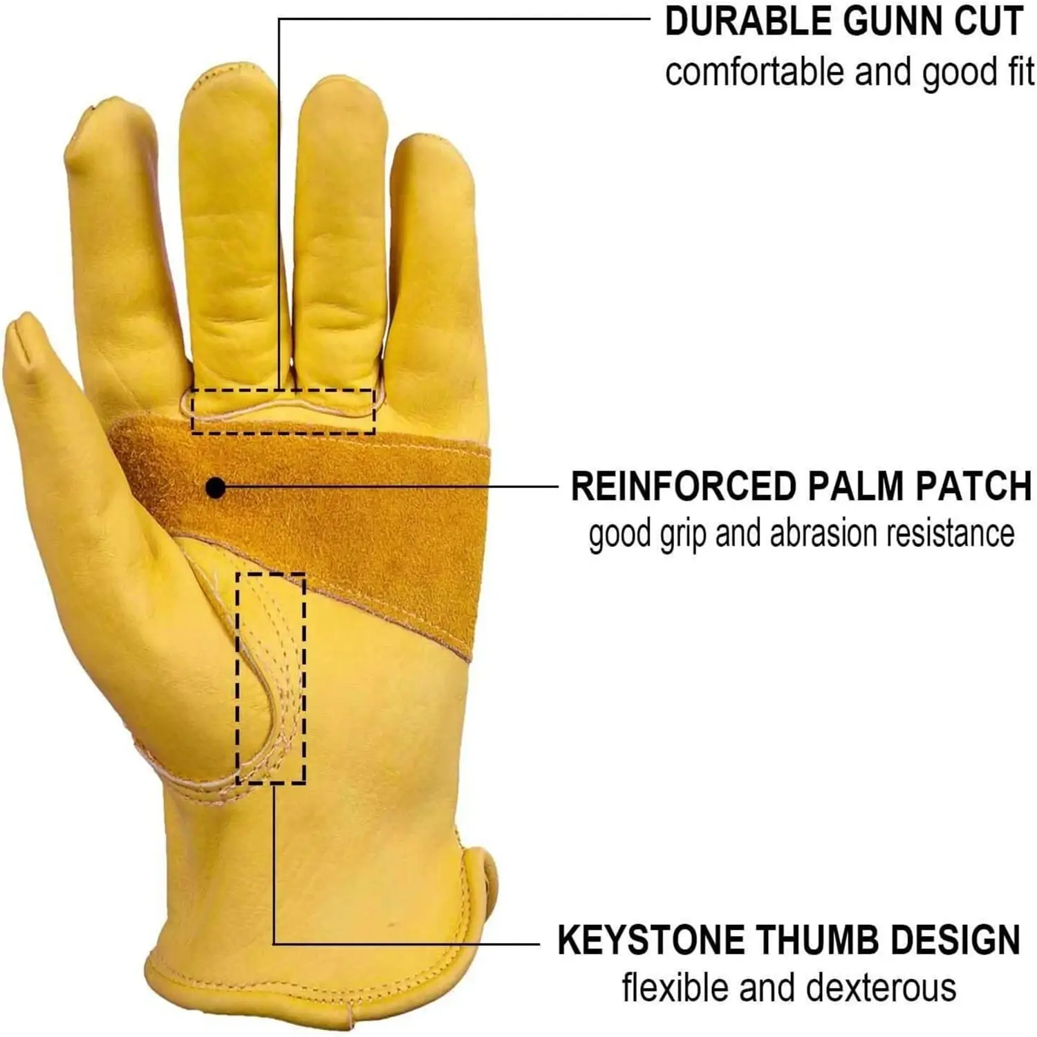 100% Full Cowhide Gardening Gloves: Prick and Cut Resistant, Ideal for Rose Pruning and Daily Protection
