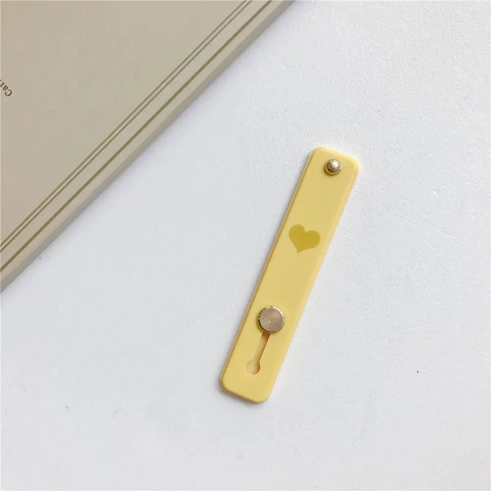 Creative Grip Stand Candy Color Phone Holder Silicone Finger Ring Push Pull Bracket Universal Hand Band Phone Accessaries