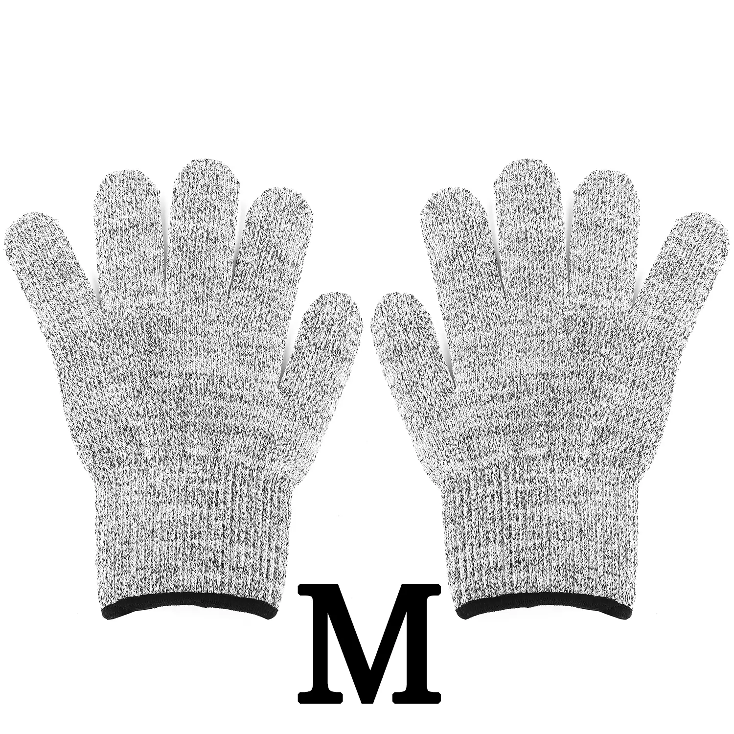 Grade 5 Cut Resistant Gloves Kitchen HPPE Scratch Resistant Glass Cutting Safety Protection for Gardeners Building Cutting Glove