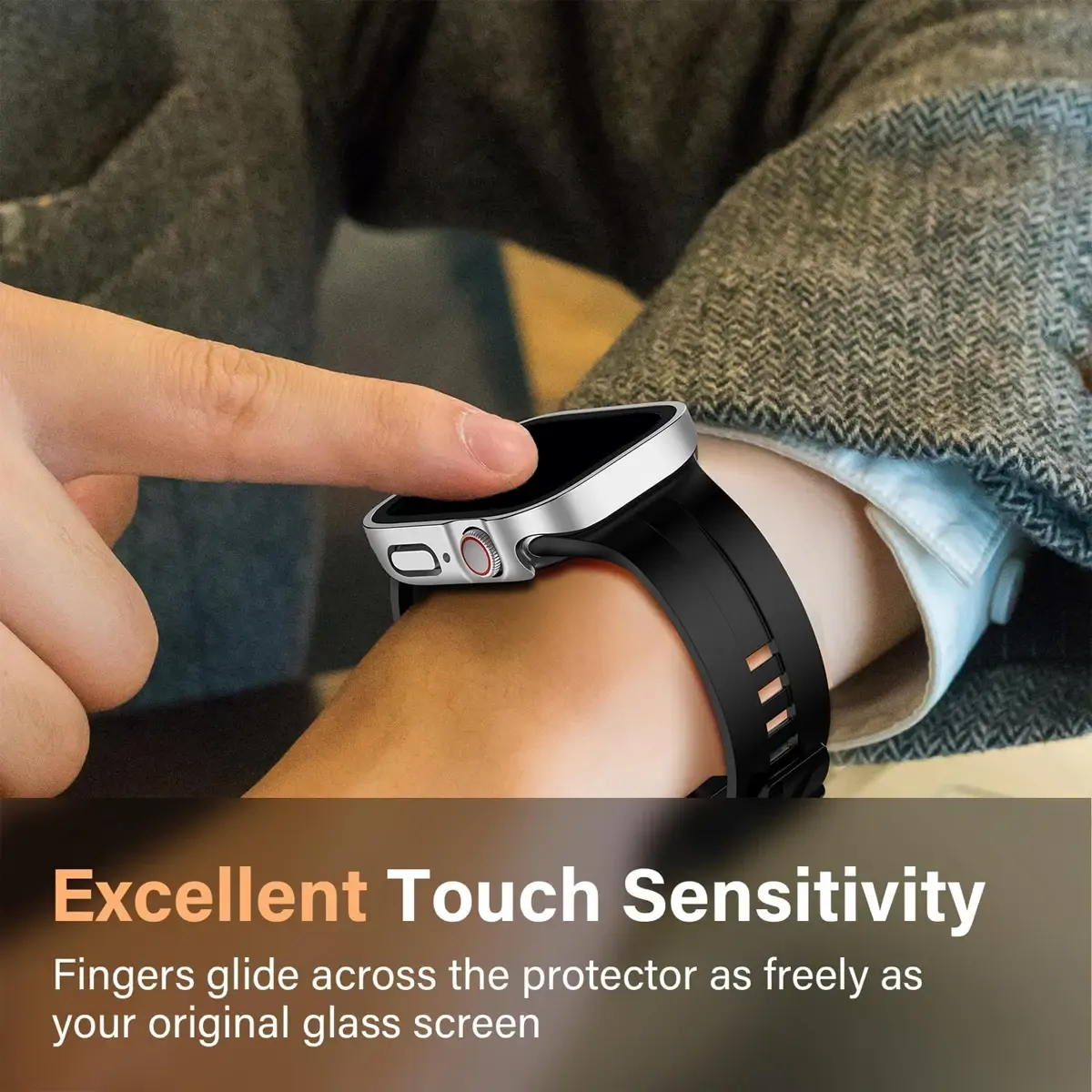 Waterproof Aluminum Alloy+PC Case for Apple Watch Ultra 2 49mm 46mm 45mm 44mm 42 Metal Full Coverage Iwatch Series 10 9 8 7 6 SE