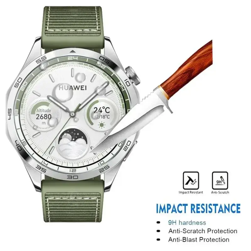 One-Click Tempered Glass For Huawei Watch GT5 Pro GT 5 46mm 42mm Easy Install Tool Premium Screen Protector For Huawei GT5 Glass