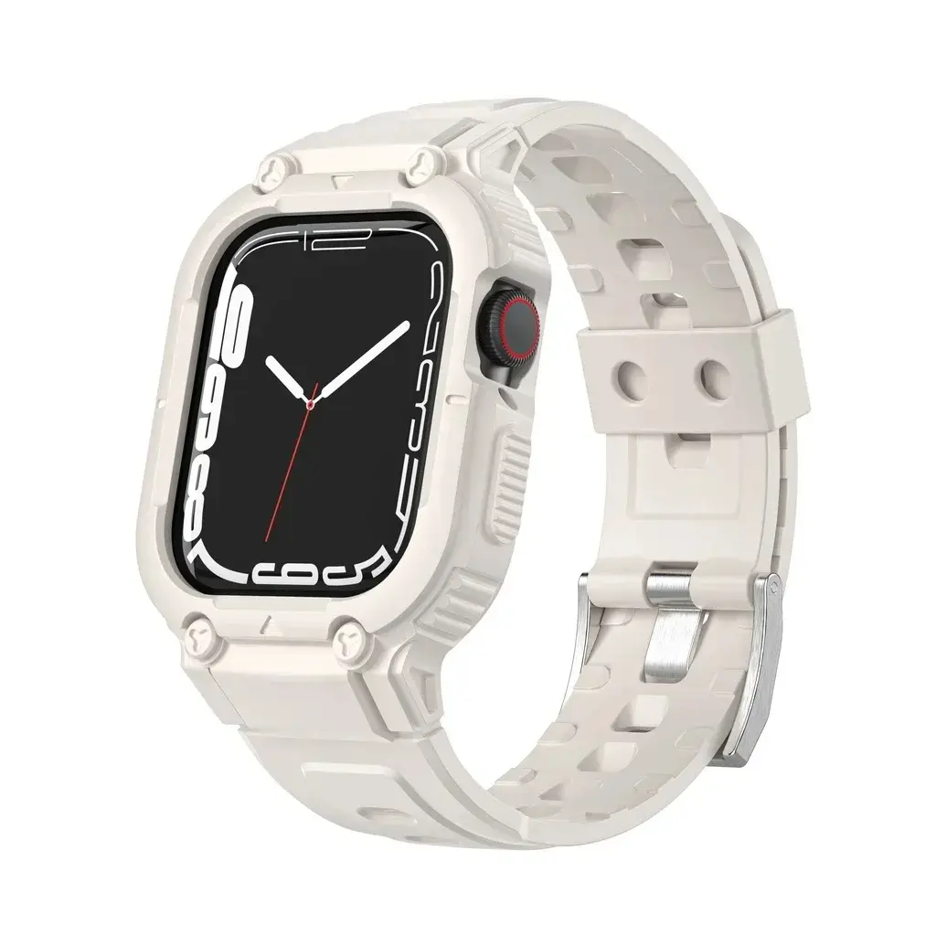 Band Case for Apple Watch Ultra 2 49mm 44mm 41mm 40mm Bracelet TPU for Iwatch 9 7 8 6 5 4 Wristband Sport Strap Accessories