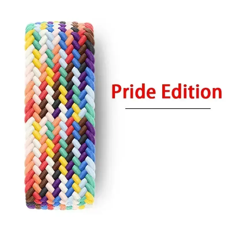 Braided Solo Loop Strap For Apple Watch Band Nylon 49mm 45 44 40 42mm 46mm Correa Bracelet iwatch Series 10 9 8 7 5 SE 6 Ultra 2