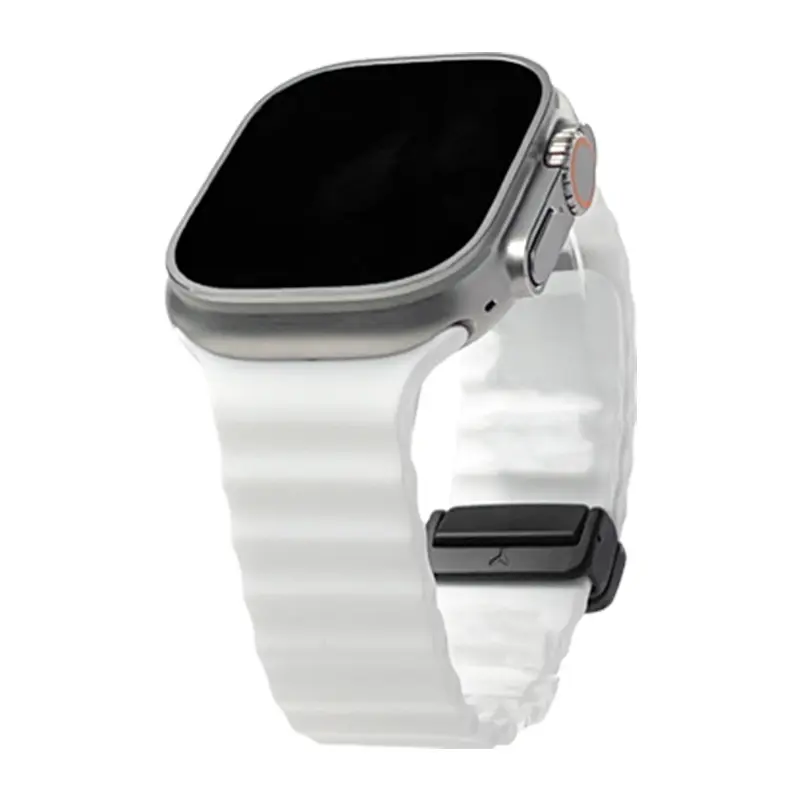 Ocean for Apple Watch Ultra Band 49mm 46mm 45 44mm 40 41mm 42mm Magnetic Strap Silicone correa Bracelet iWatch Series 10 9 8 7 6