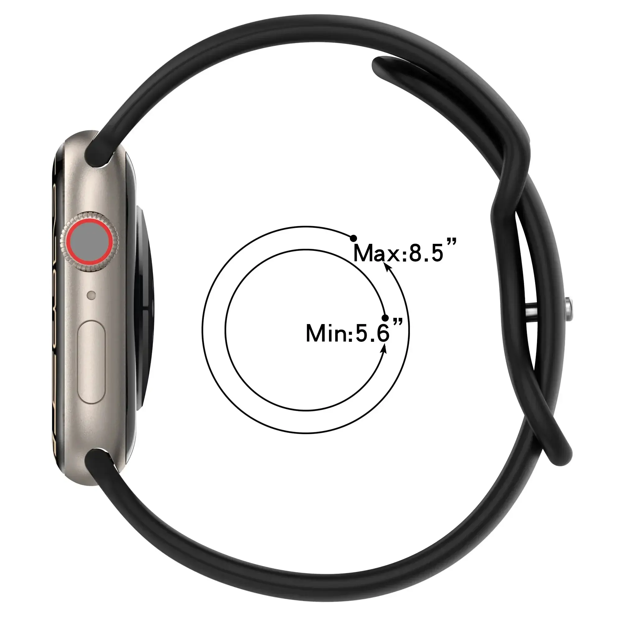 Loop Strap for Apple Watch band Ultra 2 49mm 44mm 45mm Silicone Sport Bracelet iWatch serie se 8 7 6 54 3 2 41mm 40mm 42mm 38mm
