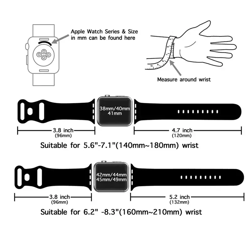 Loop Strap for Apple Watch band Ultra 2 49mm 44mm 45mm Silicone Sport Bracelet iWatch serie se 8 7 6 54 3 2 41mm 40mm 42mm 38mm