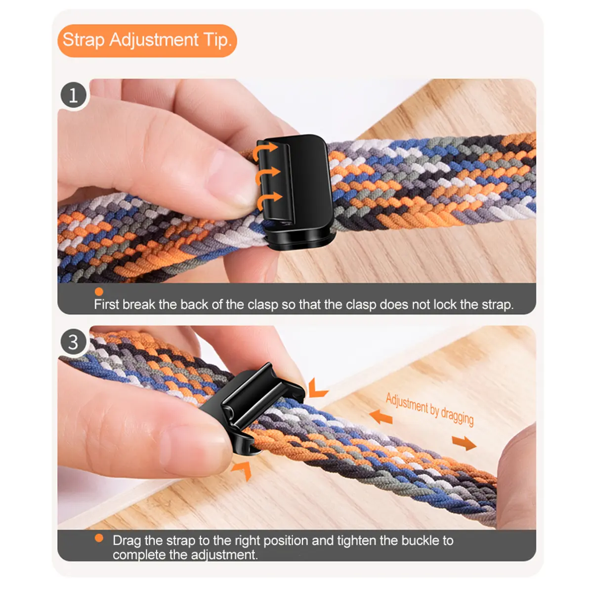 Magnetic Braided Nylon Loop Band for Xiaomi Redmi Watch 4 5 Strap Adjustable Sport Replacement Correa Bracelet Mi Band 9 8 Pro