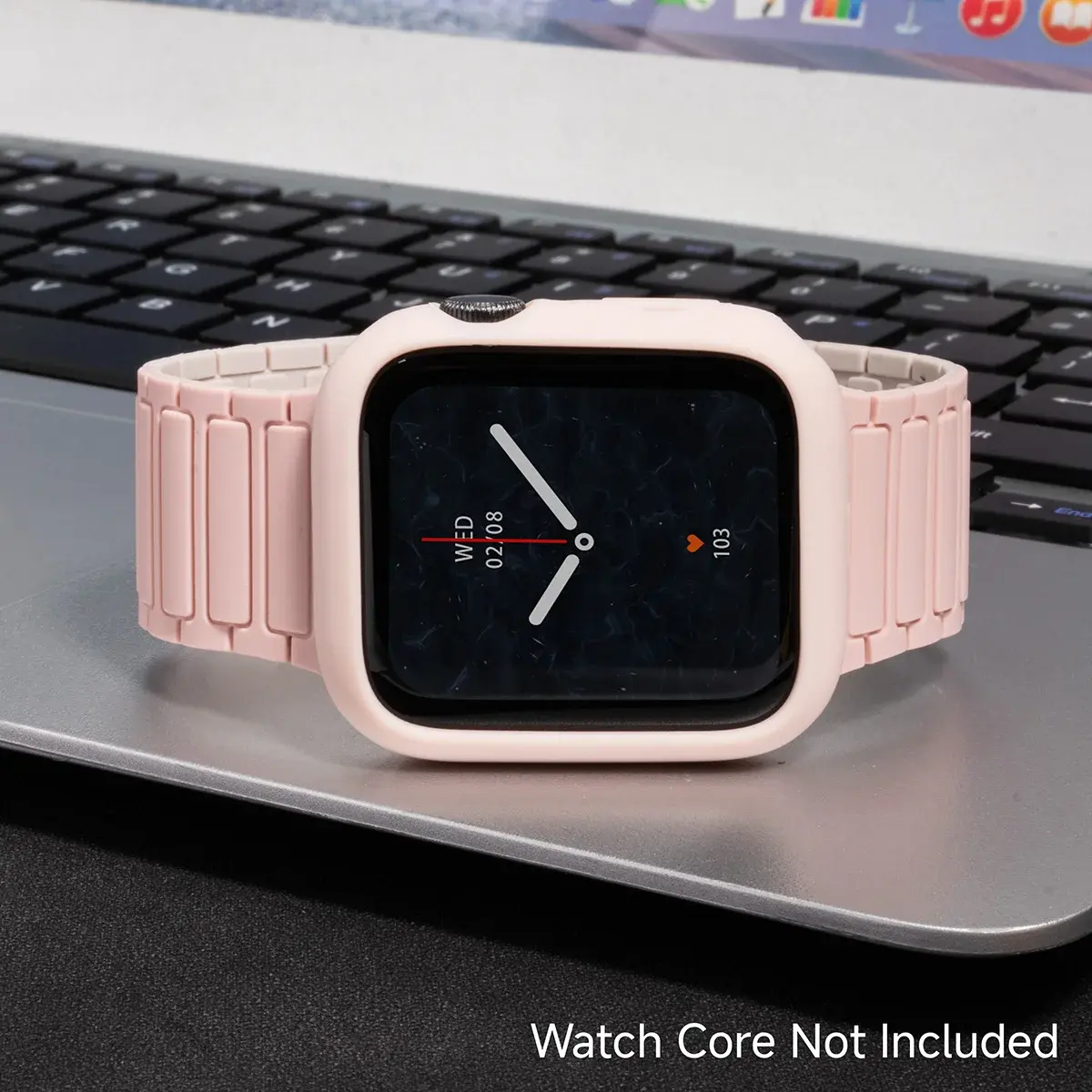 Magnetic Strap+Silicone Case for Apple Watch Band Ultra 2 49mm 46mm 45mm 44mm 42mm 41mm 40mm TPU Cover Iwatch 10 9 8 7 6 SE 5 4