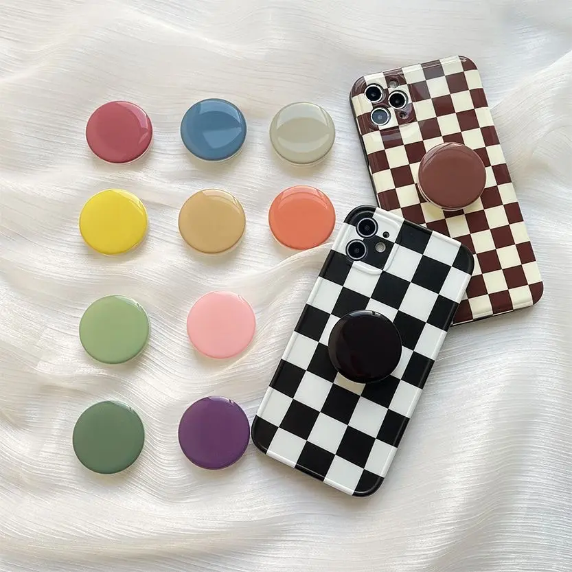 JCD Popular INS Phone Talk Grip Stretchable Folding Simple Phone Holder Stand For Iphone Samsung Huawei Phone Socket Bracket