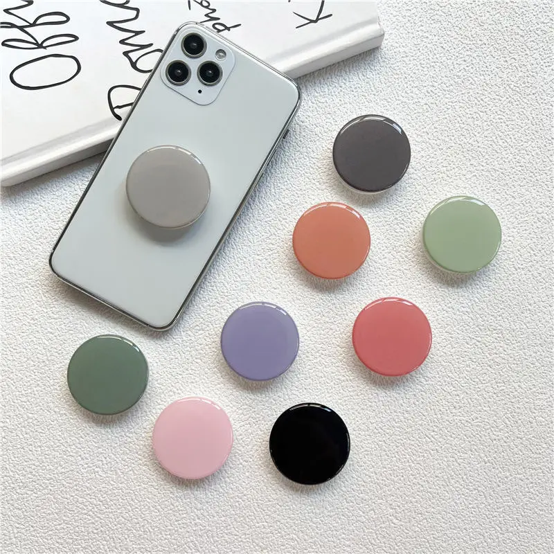 JCD Popular INS Phone Talk Grip Stretchable Folding Simple Phone Holder Stand For Iphone Samsung Huawei Phone Socket Bracket