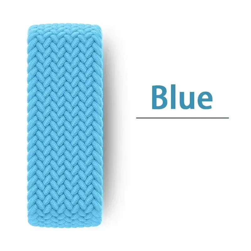 Braided Solo Loop Strap For Apple Watch Band Nylon 49 45 44 41 40 38 42 46mm Correa Bracelet iwatch Series 10 9 8 7 6 5 Ultra 2